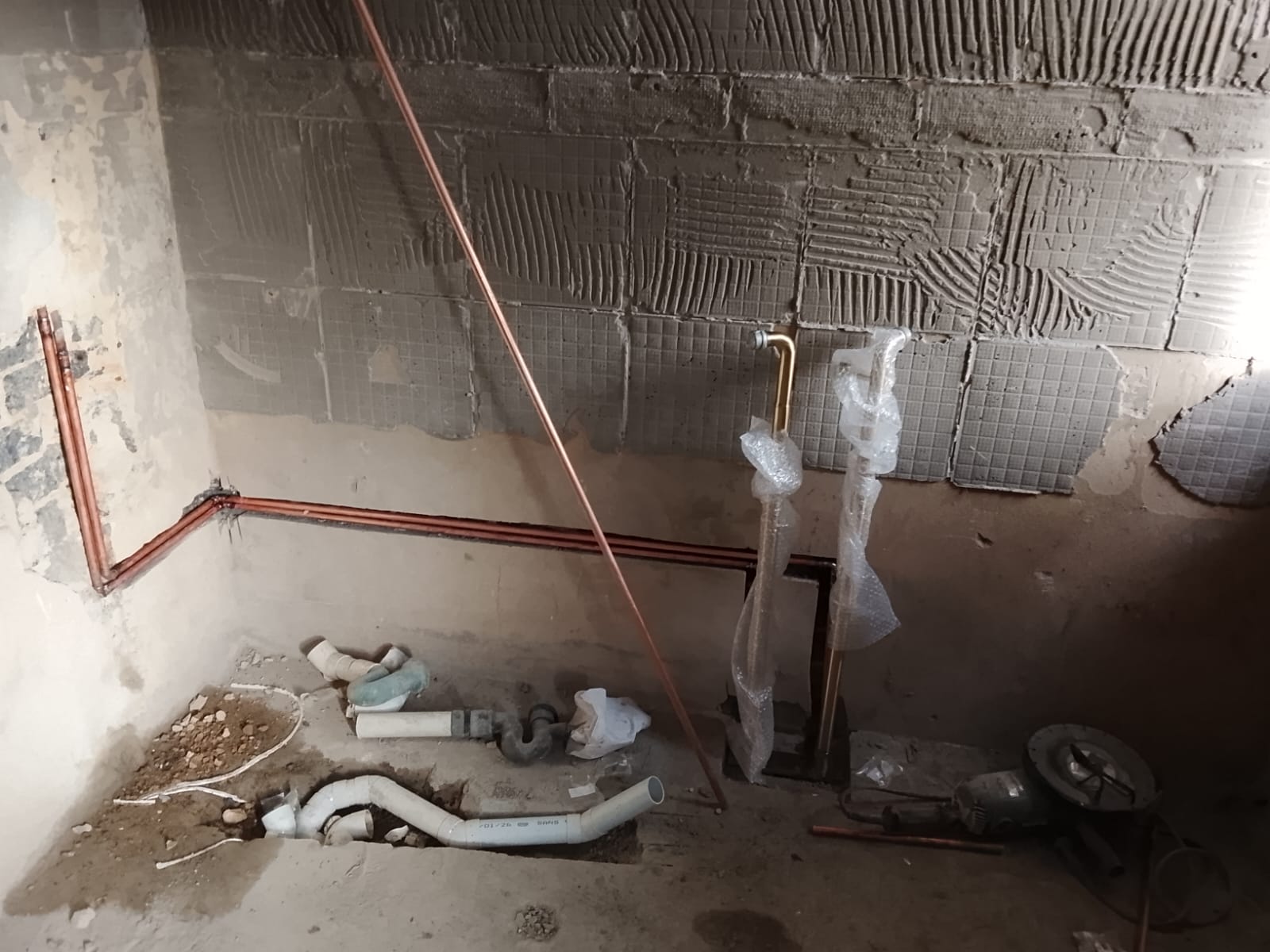 Before: Full bathroom renovation